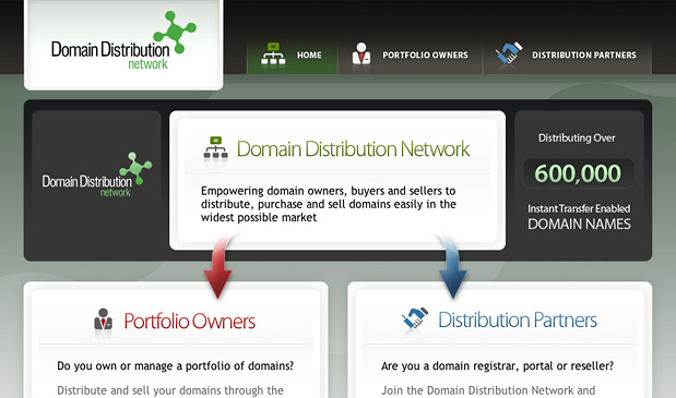 DomainDistribution.com site designer / developer