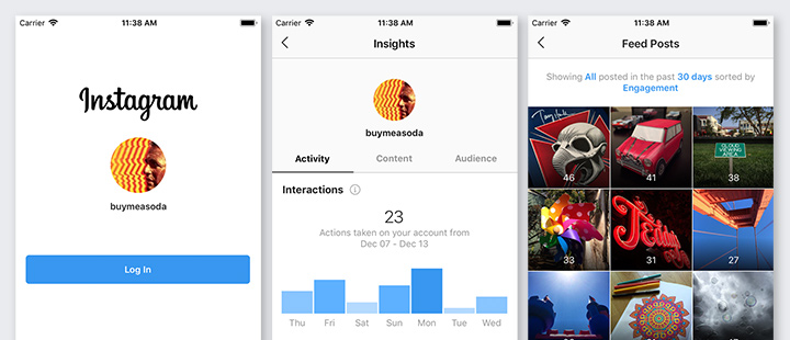 Instagram App - Insights